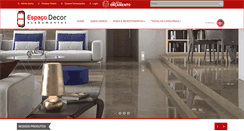 Desktop Screenshot of espacodecor.net